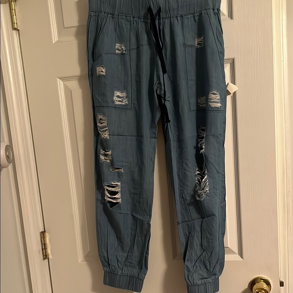 Dance & Marvel Women's Straight Leg Jeans - Blue